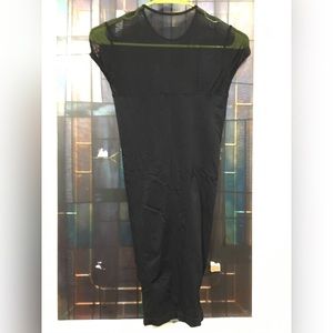 Black bodycon dress